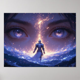 Celestial Eyes and the Lone Knight Poster