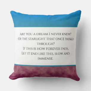 Celestial Fade Throw Pillow