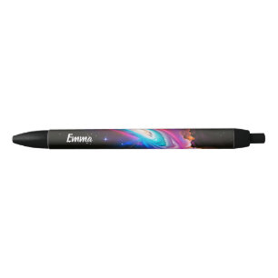 Celestial Fantasy Black Hole Custom Name Script Ink Pen