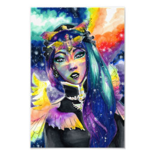Celestial Fantasy Girl Photo Print