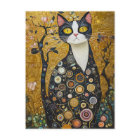 Celestial Feline in Gold