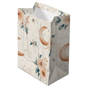 Celestial Floral Pattern (1) Medium Gift Bag