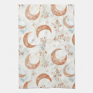 Celestial Floral Pattern (3) Kitchen Towel