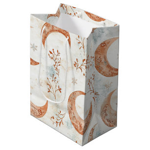 Celestial Floral Pattern (3) Medium Gift Bag