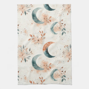 Celestial Floral Pattern (5) Kitchen Towel