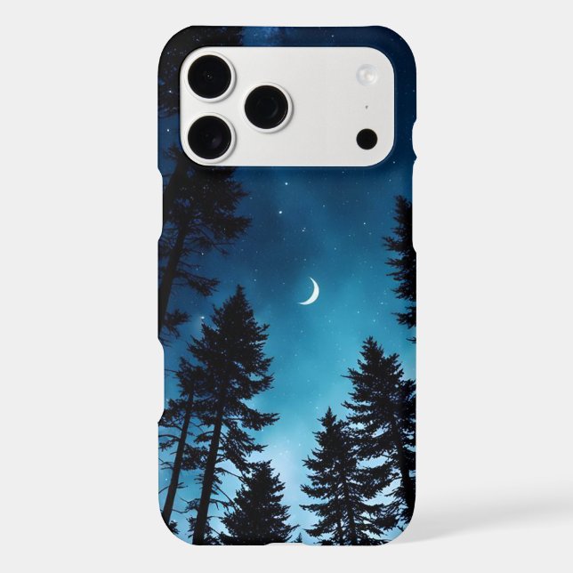 “Celestial Forest Night” Phone Case 🌲🌙✨ (Back)