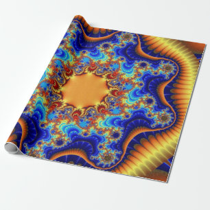 Celestial Fractalscope Wrapping Paper