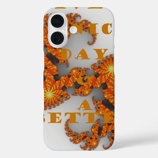 Celestial Galactic Have a Nice Day & Better Night Case-Mate iPhone Case (Back)