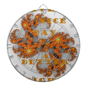 Celestial Galactic Have a Nice Day & Better Night Dartboard