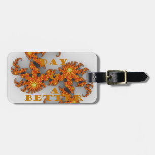 Celestial Galactic Have a Nice Day & Better Night Luggage Tag