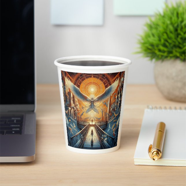 Celestial Gate Paper Cups (Insitu)