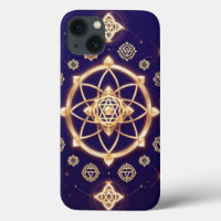 Celestial Geometry of Light — Sacred Pattern