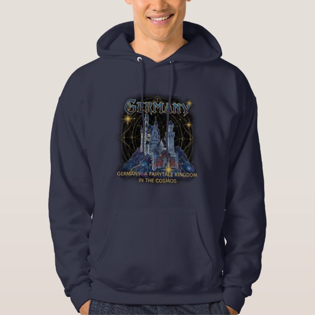 Celestial Germany Neuschwanstein Castle Art Hoodie (Front)