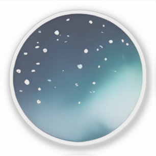 Celestial Glow: Abstract Night Sky