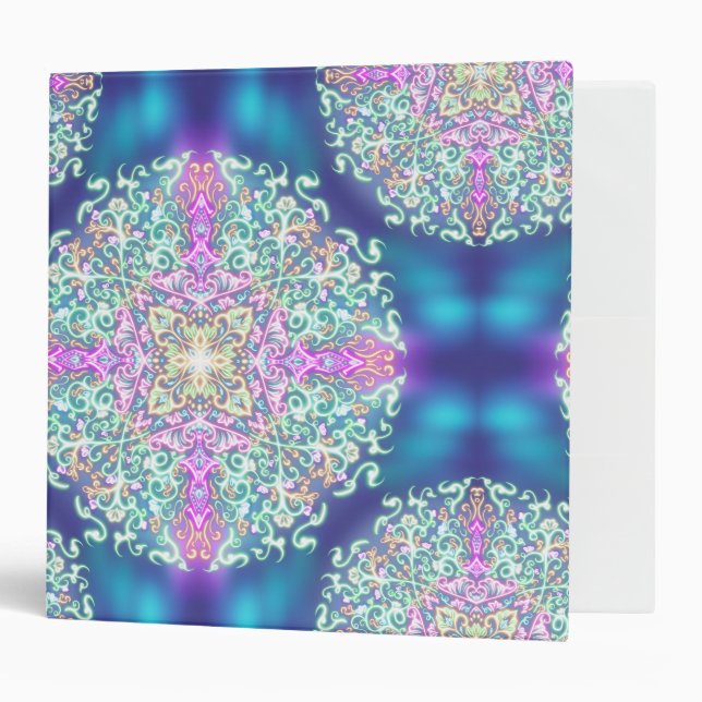 Celestial Glow Mandala Binder (Front/Inside)