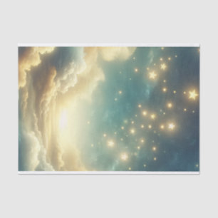 Celestial Glowing Stars Starry Sky Birthday Party Tissue Paper