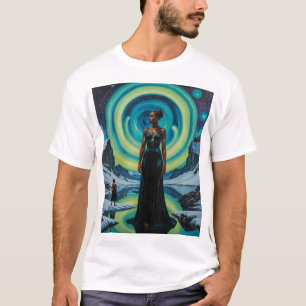 Celestial Goddess Cosmic Dreamscape Tee