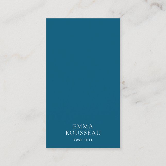 Celestial Gold Black Sun Moon Blue Business Card (Front)