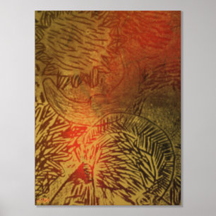 Celestial Gold Foil Print