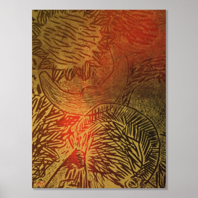 Celestial Gold Foil Print (Front)