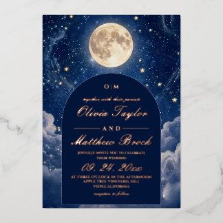 Celestial Gold Foil Wedding