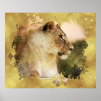 *~* Celestial Golden Art AP23 Artistic LIONESS 