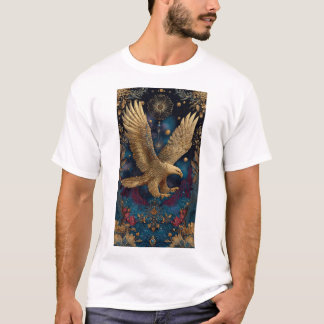 Celestial golden eagle art  T-Shirt