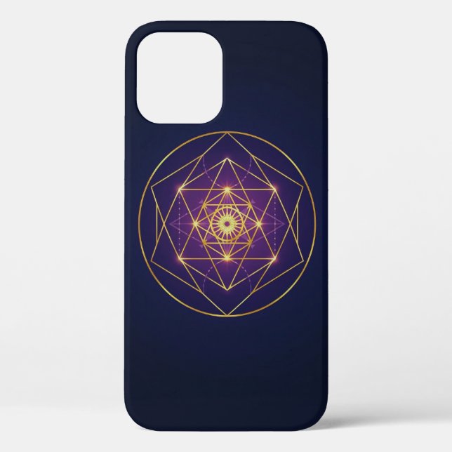 Celestial Golden Mandala — Balance in the Infinite Case-Mate iPhone Case (Back)
