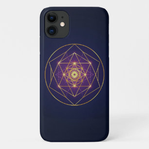 Celestial Golden Mandala — Balance in the Infinite iPhone 11 Case