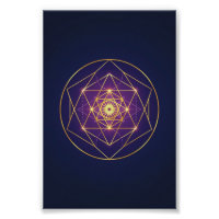Celestial Golden Mandala — Balance in the Infinite