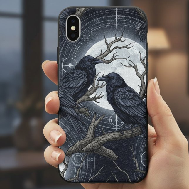 Celestial Gothic Raven Dark Academia (Gothic ravens Iphone 17 Air case)