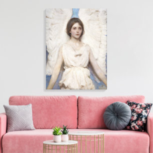 Celestial Grace: Angel by Abbott Handerson Thayer Canvas Print