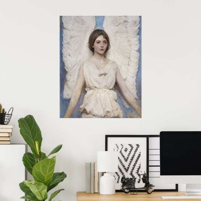 Celestial Grace: Angel by Abbott Handerson Thayer Poster (Home Office)