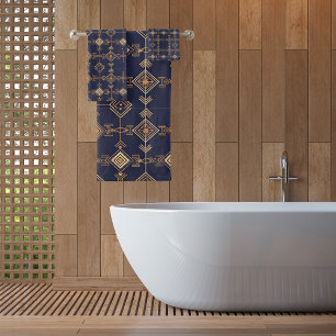 Celestial Grid Bath Towel Set