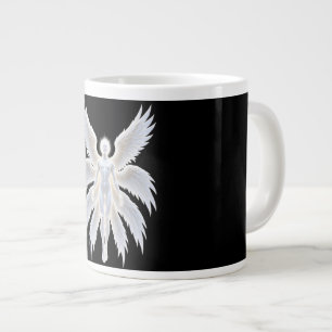 Celestial Guardian Angel Fantasy Art Large Coffee Mug