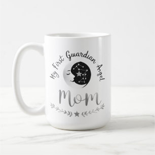 Celestial Guardian Mom Moon & First Journey Art Coffee Mug