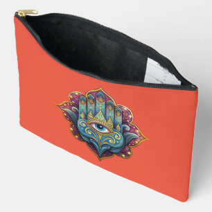 Celestial Hamsa Accessory Pouch