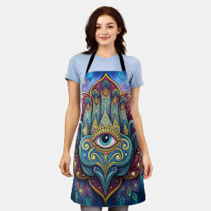 Celestial Hamsa  Apron
