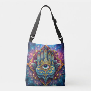 Celestial Hamsa  Crossbody Bag
