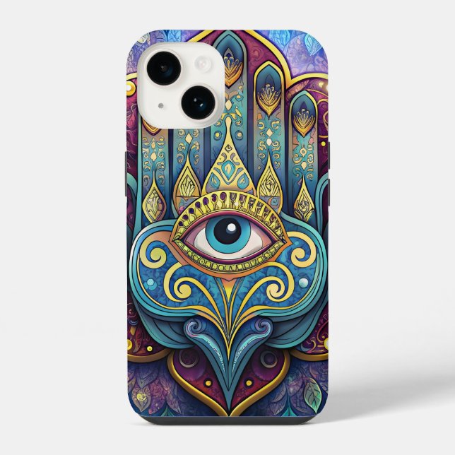 Celestial Hamsa  iPhone Case (Back)