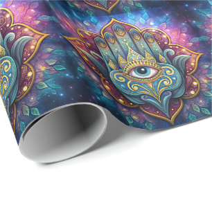 Celestial Hamsa  Wrapping Paper