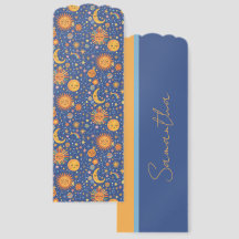 Celestial Hand Drawn Pattern - Custom Bookmark