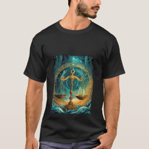 Celestial Harmony: Libra Scale T-Shirt