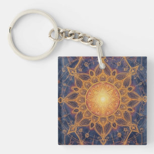 Celestial Harmony – Portal of the Sacred Light Keychain