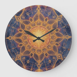 Celestial Harmony – Portal of the Sacred Light Large Clock
