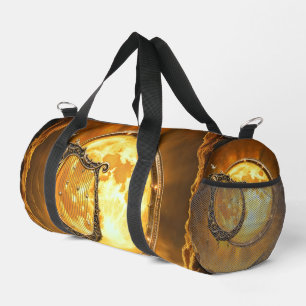 Celestial Harp of the Golden Moon Duffle Bag