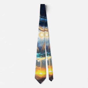 Celestial Harp of the Moonbound Skies. Tie