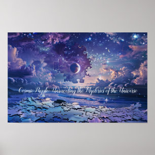 Celestial Horizon Puzzle Poster