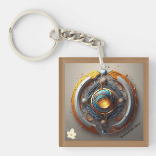 "Celestial Ignition" Keychain