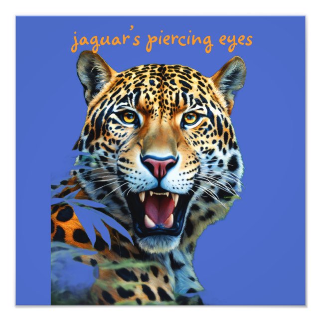 Celestial Jaguar of the Enchanted Forest Photo Print (Front)